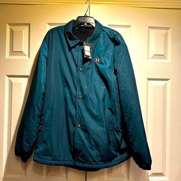 BNWT Under Armour athletics coaches jacket men XL - Picture 1 of 5